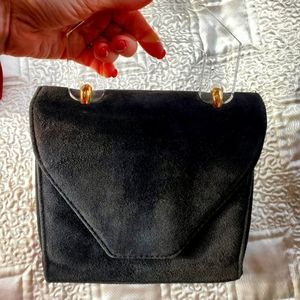 1990 vintage rush hour clear handle purse